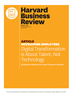 Harvard Business Review: Digital transformation is about talent, not technology