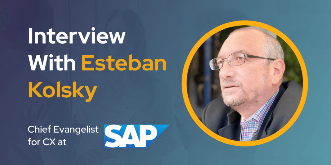 CXBuzz Interview With Esteban Kolsky Chief Evangelist for CX at SAP