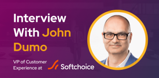 CXBuzz Interview With John Dumo, VP Customer Experience at Softchoice CXBuzz Interview With John Dumo, VP Customer Experience at Softchoice