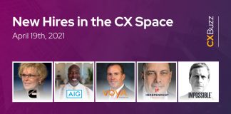 New Hires in the CX Space: April 19th, 2021 New Hires in the CX Space: April 19th, 2021