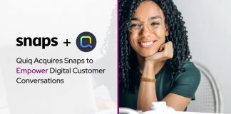 Quiq Acquires Snaps to Empower Digital Customer Conversations Quiq Acquires Snaps to Empower Digital Customer Conversations