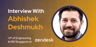 CXBuzz Interview With Abhishek Deshmukh, VP of Engineering & MD Singapore at Zendesk CXBuzz Interview With Abhishek Deshmukh, VP of Engineering & MD Singapore at Zendesk