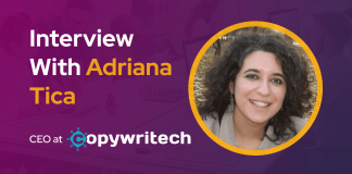 CXBuzz Interview With Adriana Tica, CEO at Copywritech CXBuzz Interview With Adriana Tica, CEO at Copywritech