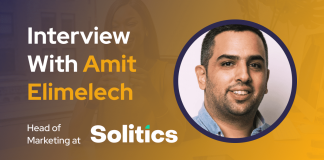 CXBuzz Interview With Amit Elimelech, Head of Marketing at Solitics CXBuzz Interview With Amit Elimelech, Head of Marketing at Solitics