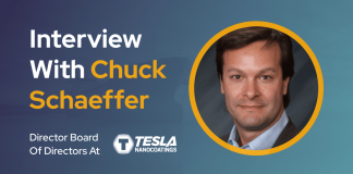 CXBuzz Interview With Chuck Schaeffer, Director Board Of Directors At Tesla NanoCoatings