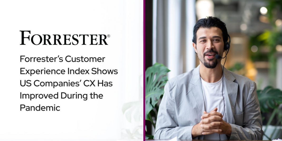 Forrester’s Customer Experience Index Shows US Companies’ CX Has Improved During the Pandemic
