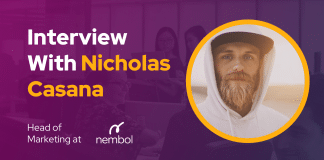 CXBuzz Interview With Nicholas Casana, Head of Marketing at Nembol Nicholas Casana CXBuzz