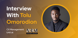 CXBuzz Interview with Tolu Omorodion, Customer Experience Management Unit at ARM Investment Managers
