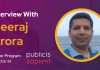 CXBuzz Interview with Neeraj Arora, Senior Program director at PublicisSapient
