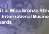Skit.ai Wins Bronze Stevie at International Business Awards for Best Business Technology Solution in AI Skit.ai Wins Bronze Stevie at International Business Awards